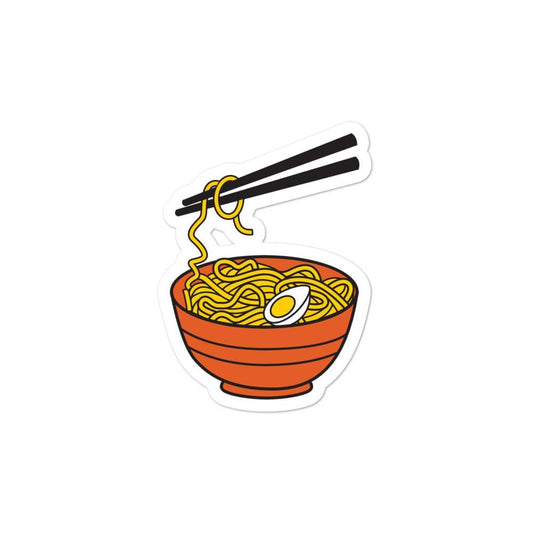 Vinyl sticker, fast and easy application, flexliving sticker, cute graphic sticker. High quality stickers. Ramen sticker