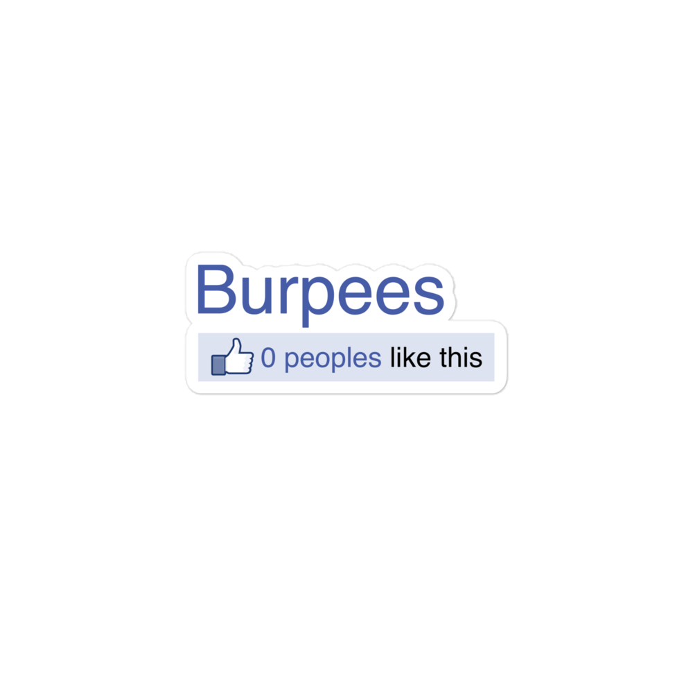 Burpees Sticker