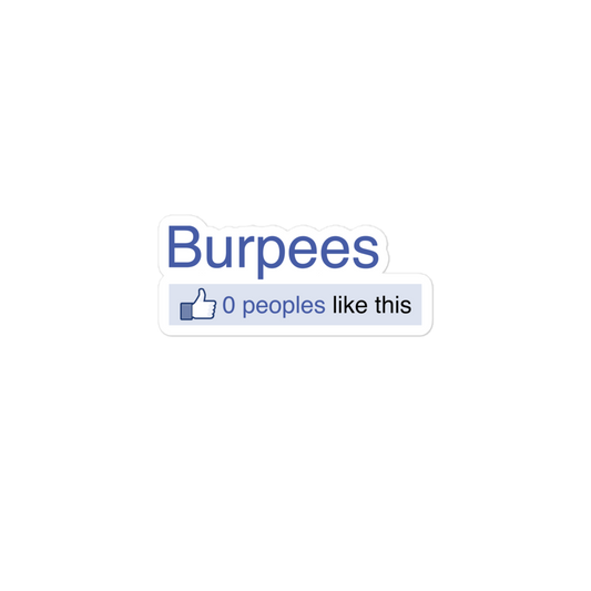 Burpees Sticker