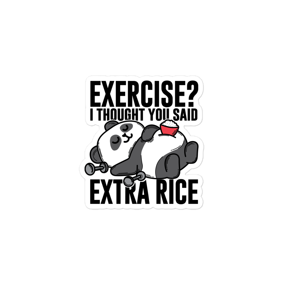 Extra Rice Sticker