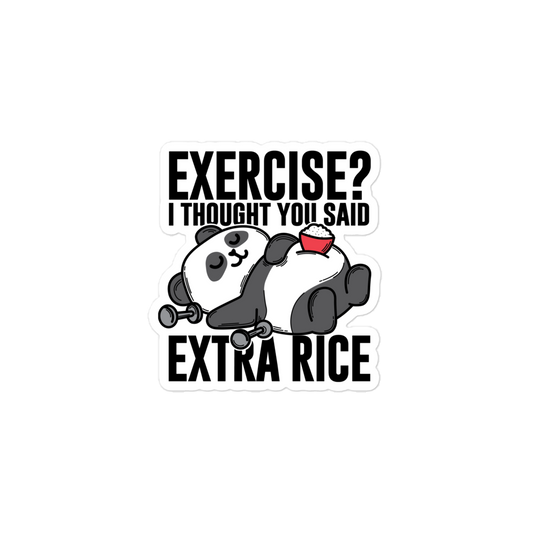 Extra Rice Sticker