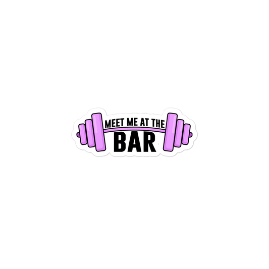 Meet Me At The Bar Sticker