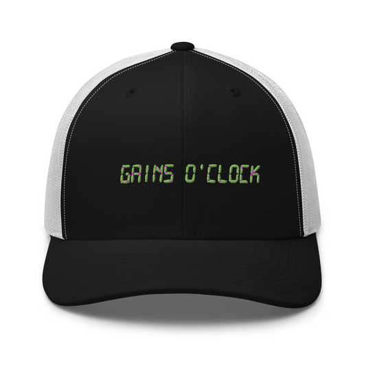 Gains O Clock Trucker Hat