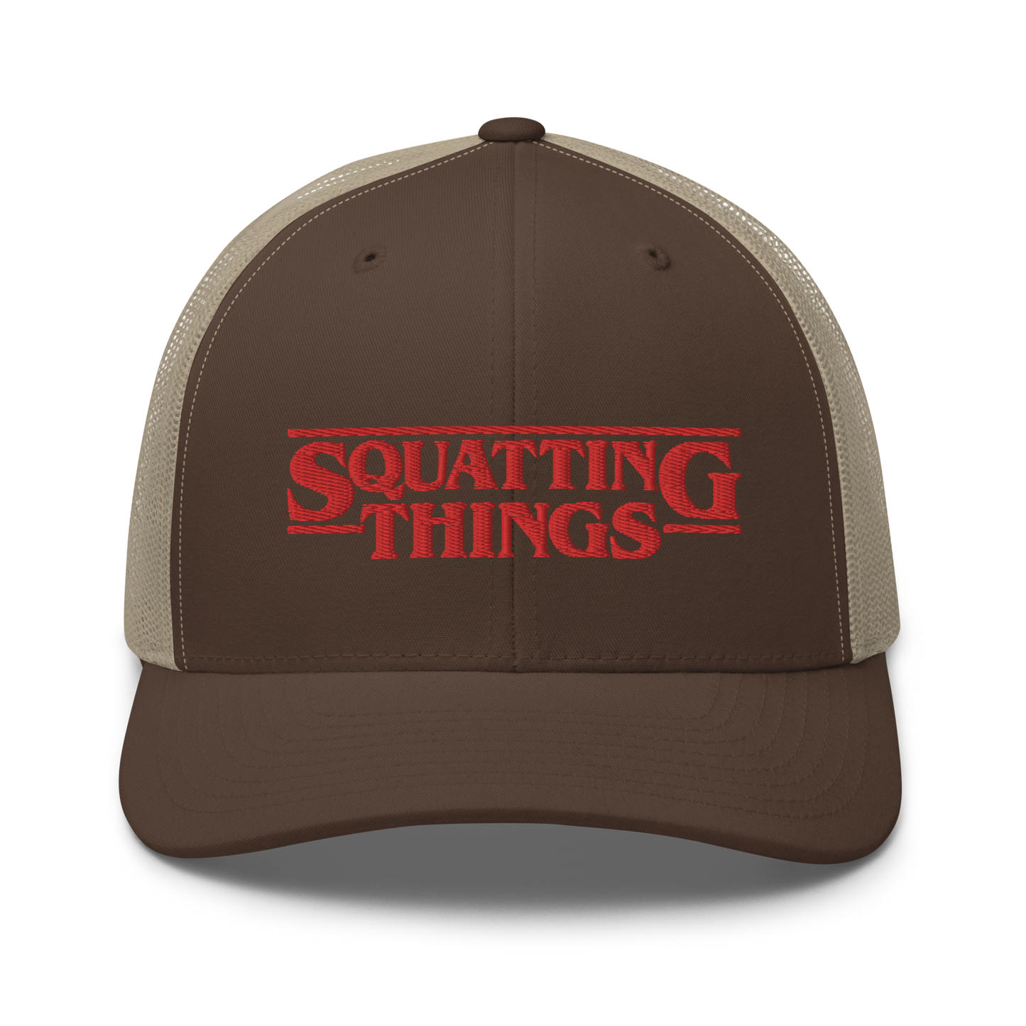 Squattingg Things Trucker Hat