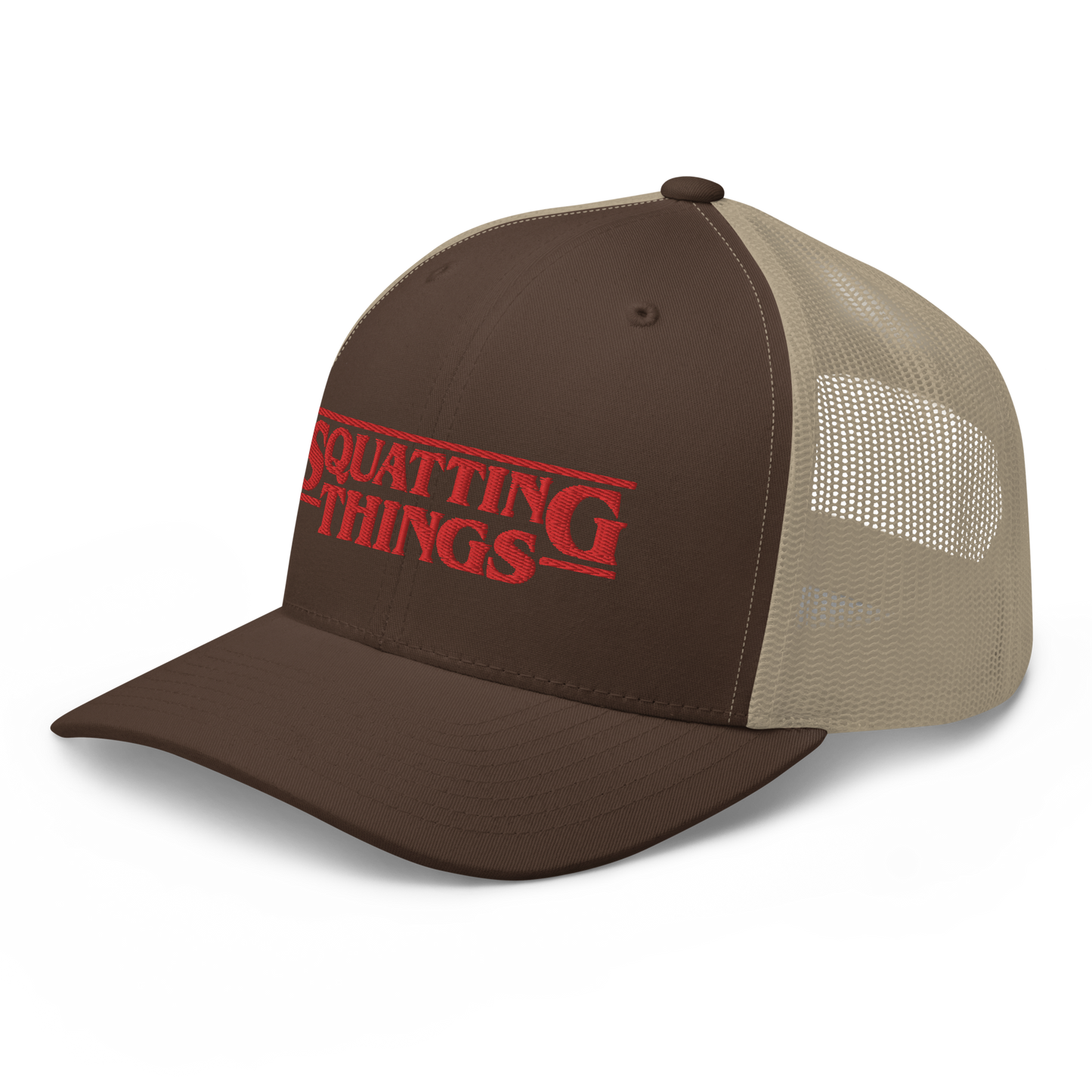 Squattingg Things Trucker Hat