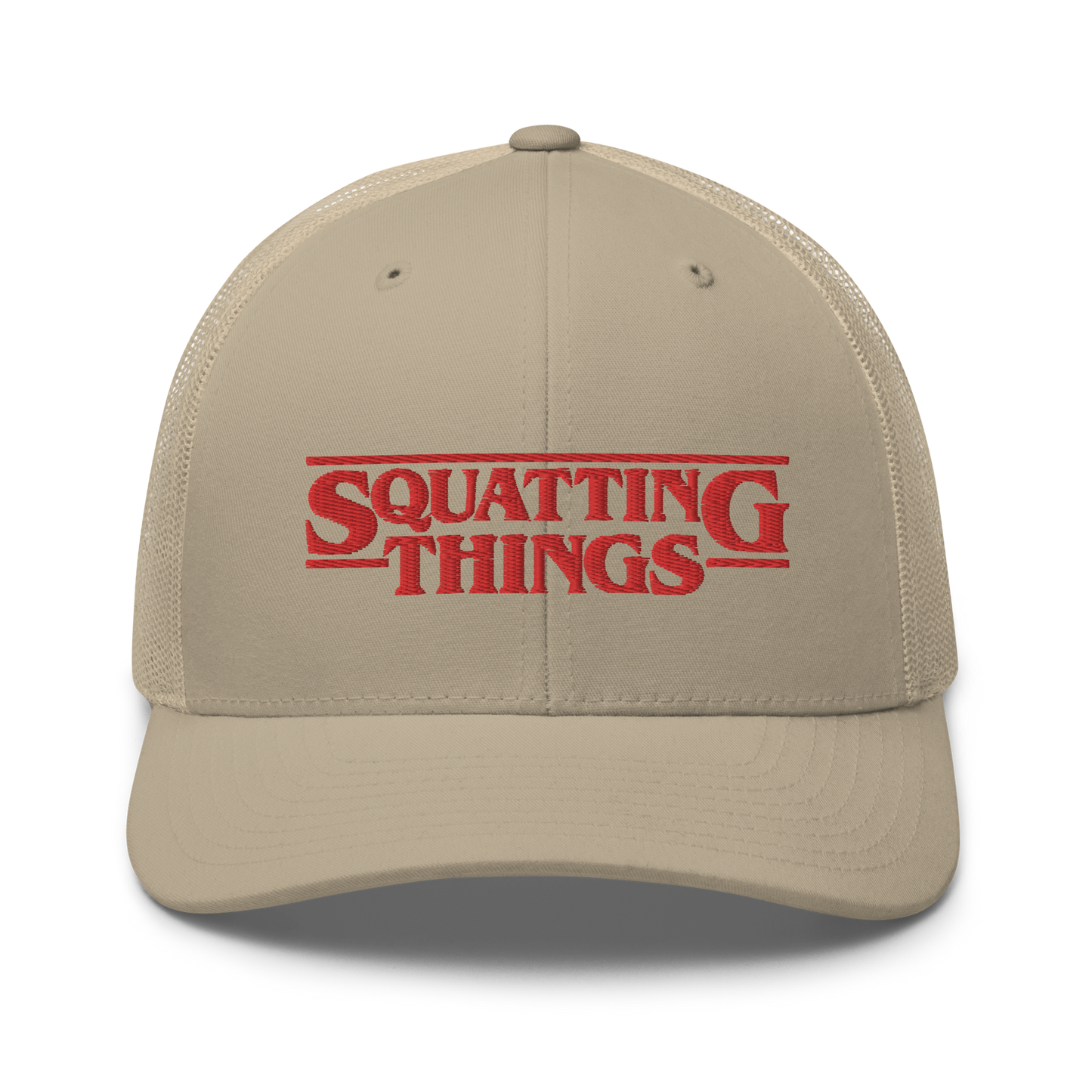 Squattingg Things Trucker Hat