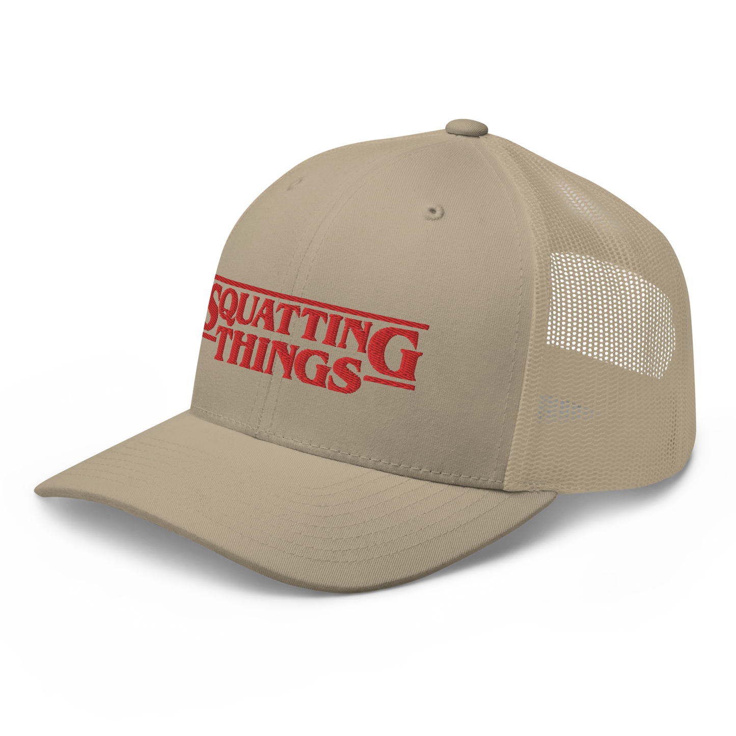 Squattingg Things Trucker Hat